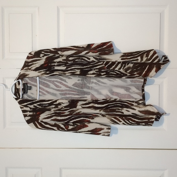 Draped Light Jacket / Cardigan - Frank Lyman - Size 8 - Picture 2 of 5